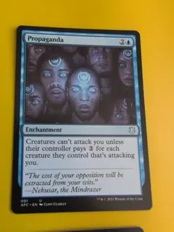 Pemmin's Aura - Propaganda. Enchantment MTG 2 Card. - Image 5