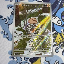 Pokemon Swinub 165/159 Journey Together Illustration Rare Holo Card - Image 1