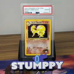 PSA 10 BROCK'S NINETALES 3/132 | Gym Challenge WOTC Holo Graded Pokemon Card - Image 1
