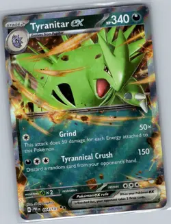Tyranitar ex 064/131 SV: Prismatic Evolutions - Pokemon Card - NM - Image 1