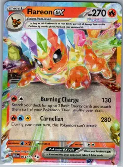 Flareon ex 014/131 SV: Prismatic Evolutions - Pokemon Card - NM - Image 1