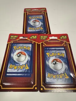 Lot Of 3 POKEMON Pack of 10 Cards Look for Foil Card Factory UNOPENED - Image 1