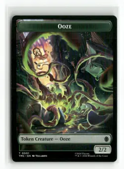 Ooze // Clue Double-Sided Token Commander: TMNT Magic: The Gathering NM - Image 2