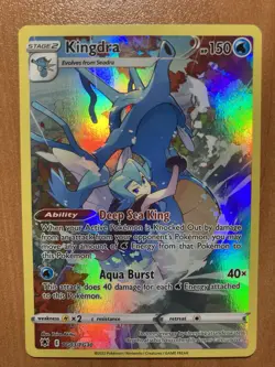 Kingdra - TG03/TG30 - Pokemon Astral Radiance Sword & Shield Holo Rare Card NM - Image 1
