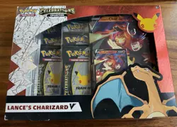 Pokemon TCG Celebrations Collection Lance's Charizard V Box 820650101625 - Image 1