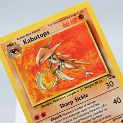Pokemon TCG - Kabutops 24/62 Fossil Rare WOTC - NM - Image 1
