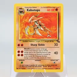 Pokemon TCG - Kabutops 24/62 Fossil Rare WOTC - NM - Image 2