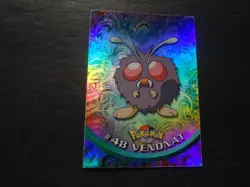 1999 Topps Pokemon Rainbow Foil #48 Venonat Holo Blue Logo Series 1 TV 1st ** - Image 1