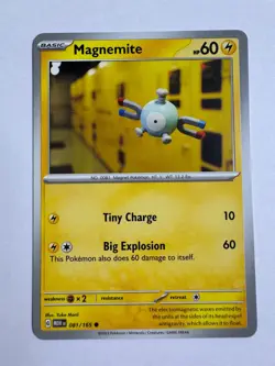 Magnemite 081/165 Common 151 Pokemon Near Mint - Image 1