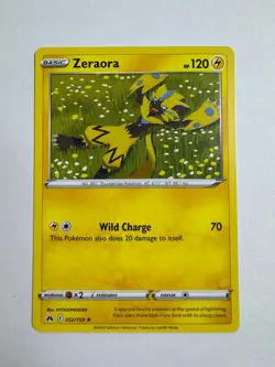 Zeraora 052/159 Rare Crown Zenith Pokemon Near Mint - Image 1