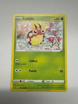 Ledyba 004/198 Common Chilling Reign Pokemon Near Mint - Image 1