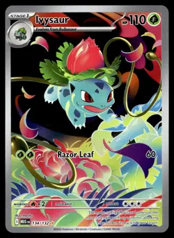 Ivysaur 134/132 Illustration Rare Mega Evolution Pokemon - Image 1