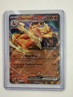 Pokemon TCG Charizard ex Scarlet & Violet-151 006/165 Holo Double Rare - Image 1