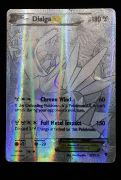RARE Pokemon Dialga EX (122 Secret Rare) 122/119 XY - Phantom Forces Holo - Image 1