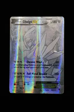 RARE Pokemon Dialga EX (122 Secret Rare) 122/119 XY - Phantom Forces Holo - Image 2