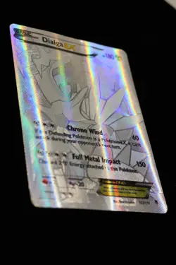 RARE Pokemon Dialga EX (122 Secret Rare) 122/119 XY - Phantom Forces Holo - Image 3