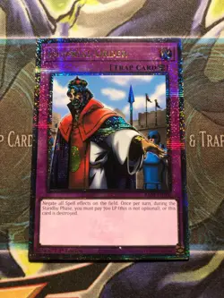 * IMPERIAL ORDER * 1ST EDITION QUARTER CENTURY SECRET RARE RA03-EN106 YUGIOH! - Image 1