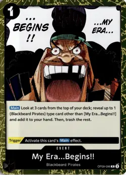 My Era...Begins!! Reprint Premium Booster The Best Vol. 2 OP09-096 One Piece TCG - Image 1