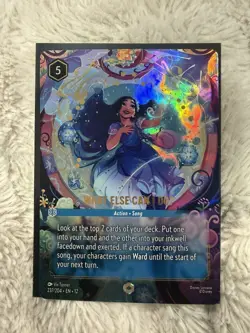 Disney Lorcana Wilds Unknown What Else Can I Do Enchanted 237/204 - Image 1