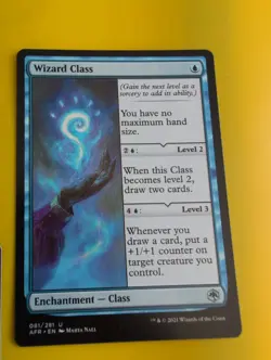 Wizard Class x3 AFR enchantment class. MTG 3 Card. - Image 3