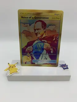 Jason Paige - Pokemon Voice of a Generation Card - Holo Trainer - - Image 1