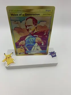Jason Paige - Pokemon Voice of a Generation Card - Holo Trainer - - Image 3