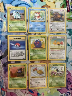 Near Complete Pokemon Uncommon/Common Jungle Non Holo Card Set - Image 3
