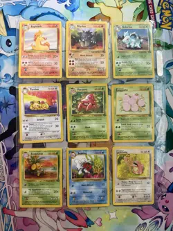 Near Complete Pokemon Uncommon/Common Jungle Non Holo Card Set - Image 4