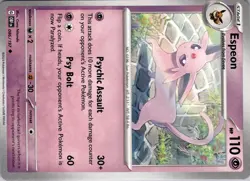 Pokemon TCG Obsidian Flames Espeon 086/197 Trading Card TCG - Image 5
