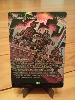 Doubling Season (Borderless) Teenage Mutant Ninja Turtles Source Material Foil - Image 1