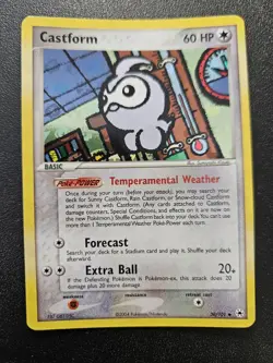Pokemon EX Hidden Legends Castform Reverse Holo 30/101 EXC-NEAR MINT - Image 1