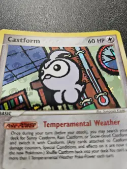 Pokemon EX Hidden Legends Castform Reverse Holo 30/101 EXC-NEAR MINT - Image 2