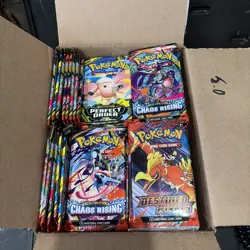 Box of Pokemon Opened Packs Over 7 Pounds of Bulk!! - Image 1