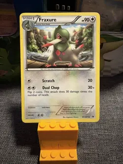 Pokemon TCG Fraxure Noble Victories 87/101 Regular Uncommon - Image 1