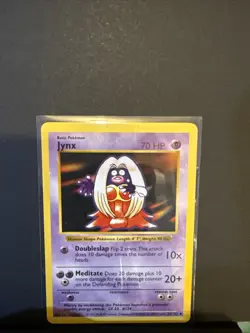 Jynx Base Set Shadowless BSS 31/102 Pokemon Uncommon LP - Image 1