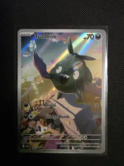 Trubbish 140/086 Sv: White Flare Holo Illustration Rare Full Art [Pokemon TCG] - Image 1