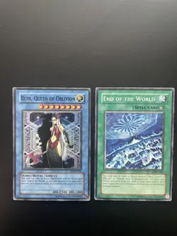 Yugioh Ruin, Queen of Oblivion SOI-EN034 + End Of The World SOI-EN046 HP - Image 3