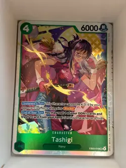 EB03-018 Tashigi English SR One Piece TCG Card Game - Image 1