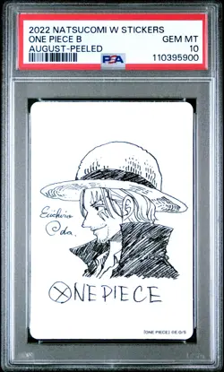 PSA 10 One Piece Shanks 2022 Eiichiro Oda Signature Luffy PSA10 GEM Mint - Image 1