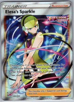Elesa's Sparkle (Full Art) 260/264 SWSH08: Fusion Strike - Pokemon Card - NM - Image 1