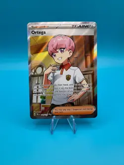 Pokemon Card Ortega 141/131 Full Art Trainer Prismatic Evolutions Near Mint - Image 1