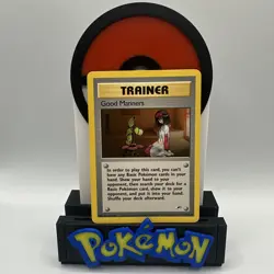 Pokemon TCG Good Manners Trainer Card Gym Heroes 111/132 Uncommon 2000 WOTC - Image 1