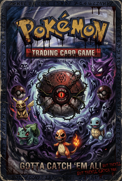 Pokemon Horror Porygon Horror Custom Card - Image 2