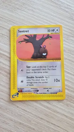 E-Reader Sentret 107/147 Aquapolis Pokemon TCG Card - Image 1