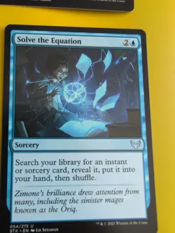 Fabricate,Preordain,Serum Visions & Solve the equation. Blue sorcery MTG 4Card. - Image 4