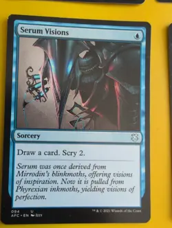Fabricate,Preordain,Serum Visions & Solve the equation. Blue sorcery MTG 4Card. - Image 5