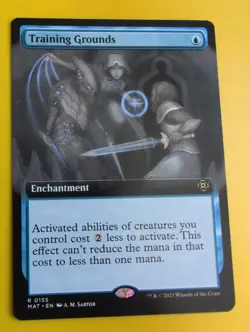 Training Grounds. MAT. rare enchantment MTG Card. - Image 3