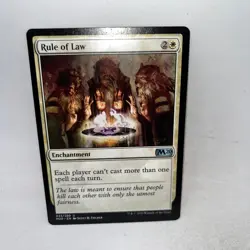 Rule of Law 35 Uncommon Core Set 2020 Magic: The Gathering Lightly Played - Image 1