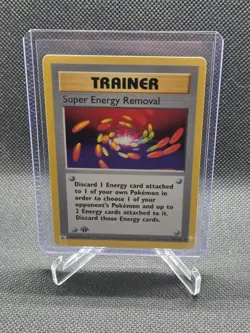 WotC Pokemon TCG Super Energy Removal 079/102 Base Set Shadowless 1st Ed VNT NM - Image 3