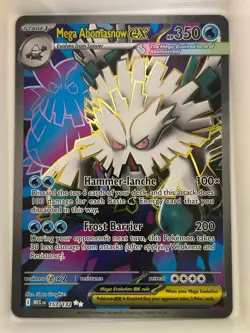 Mega Abomasnow ex 157/132 Ultra Rare Mega Evolution Pokemon NM - Image 1